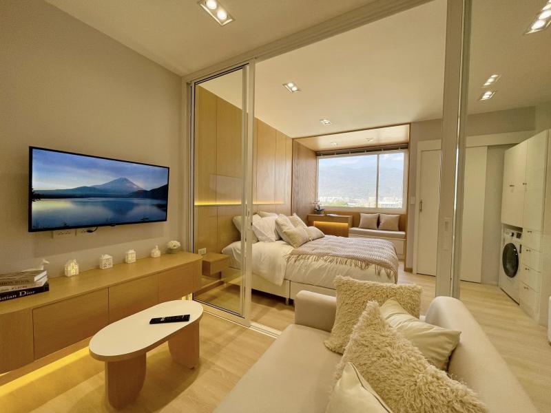 ขายคอนโดศรีธนา 1 ห้องนอน วิวดอยสุเทพ ใกล้ย่านนิมมานเหมินท์  ใกล้มหาวิทยาลัยเชียงใหม่ สามารถให้เช่ารายวันผ่าน Airbnb ได้