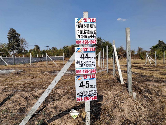 แบ่งขายที่ดินหลายแปลง แปลงล่ะ 45 ตร.วา  ที่ดินถมสูงสวย อยู่ในแหล่งชุมชน ฝั่งตลาดโคกสูง อนามัย เทศบาล   อ.เมือง   จ.นครราชสีมา   ZE619