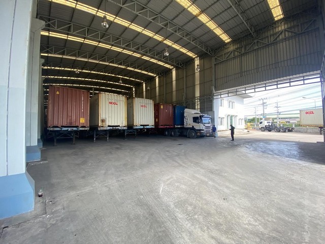 ให้เช่าโรงงานพื้นที่สีม่วง 11ไร่ 1 งาน4300 ตรม.  ติดถนนใหญ่พร้อมใบ (ร.ง.4)ถนนพระประโทน-บ้านแพ้ว หอพัก 45 ห้อง