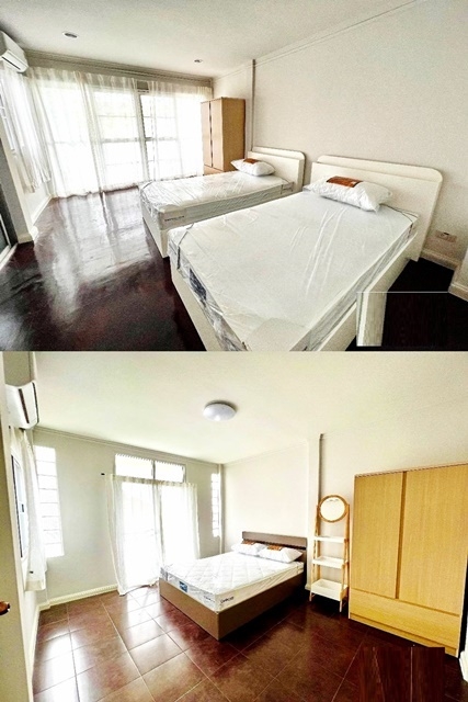 บางนาตราด กม.8 เมกะ บางนา ให้เช่าโฮมออฟฟิศใหญ่มาก หัวมุม 3 ชั้น  35ตรว. 250ตรม.ใหม่ 4นอน 4น้ำ 2จอดรถ 4แอร์ เฟอร์ครบ สนามบินสุวรรณภูมิ