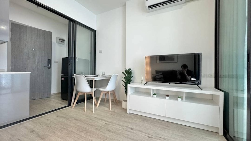 BH2701 ให้เช่าโครงการ เดอะ ริช พระราม9 -ศรีนครินทร์  ติดแอร์พอร์ตลิ้งหัวหมาก