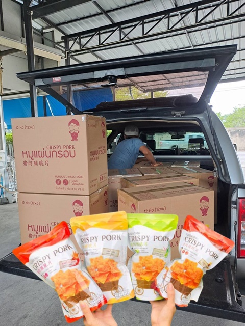 หมูแผ่น-ปลาแผ่นกรอบยิ้มยิ้ม ขายง่าย กำไรดี