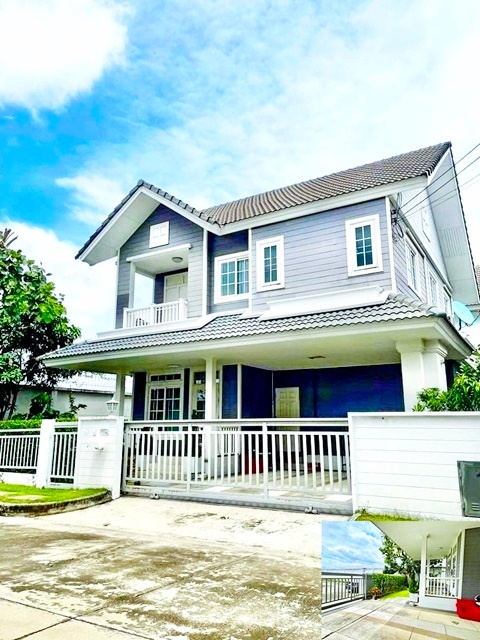  สไตล์ ENGLISH COUNTRYบุราสิริ by แสนสิริ ให้เช่าบ้านเดี่ยว 2 ชั้น 62ตรว. 167ตรม. ปัญญาอินทรา ตรงปก! แฟชั่น เลียบคลองสอง หทัยราษฎร์  