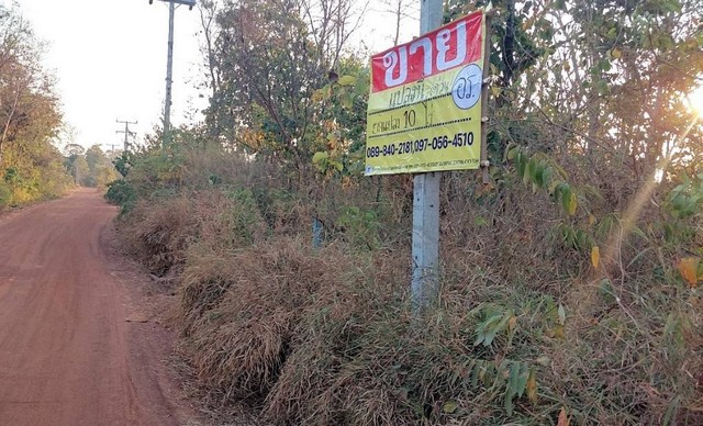 ขายที่ดิน 10 ไร่ ใกล้โรงน้ำแข็งกิมซุนไอน์  ถนนหนองคาย-ท่าบ่อ  จ.หนองคาย   ZP100