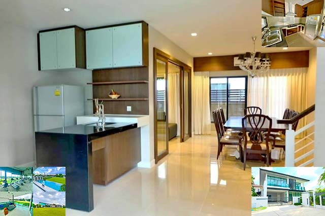 บ้านเดี่ยวหรู 2 ชั้น สวน 86ตรว.ให้เช่า คฤหาสน์ อ่อนนุช-ศรีนครินทร์  289ตรม. 4นอน 4น้ำ 3จอดรถ 6แอร์ พาซิโอมอลล์ เงียบสงบ เศรษฐสิริ