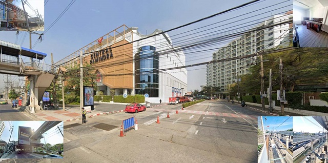 ติดถนนใหญ่รามอินทรา จอดรถได้1-2คัน BTSวัดพระศรี  MRTเซ็นทรัล รามอินทรา ให้เช่าออฟฟิศ อาคารพาณิชย์ 5 ชั้น  55ตรว. 450ตรม.แบ่งเช่าได้ 