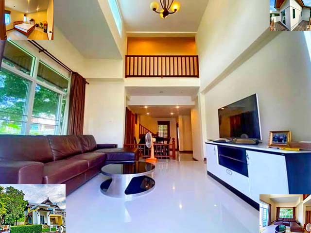  บ้านไม่เคยอยู่ ให้เช่าบ้าน 2 ชั้น 90ตรว. วิลล่า แม่โจ้ หัวมุม 3นอน 172ตรม. หนองจ๊อม  3น้ำ 3แอร์ เฟอร์ครบ ร่มรื่น เงียบสงบ เซ็นทรัล เชียงใหม่