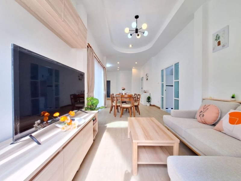 ขายบ้านพูลวิลล่าปรับปรุงใหม่ชั้นเดียว บ้านน่ารัก สบายตา