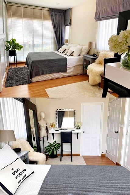 ขาย-เช่าบ้านเดี่ยว 2 ชั้น 162ตรม.บ้านตัวอย่าง เฟอร์ครบ 52ตรว. เทพารักษ์ บางนา  3นอน 2น้ำ 2จอดรถ 3แอร์ ตลาดบางพลีซิตี้ ภัสสร