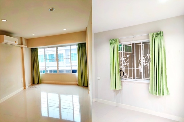 ทำเลดี 18ตรว. MRT บางพลู ให้เช่าทาวน์เฮาส์ 2 ชั้น บีทีเอ็น  115ตรม. ใกล้เซ็นทรัลเวสเกต 3นอน 2น้ำ 1จอดรถ 1แอร์ บิ๊กซี รัตนาธิเบศร์