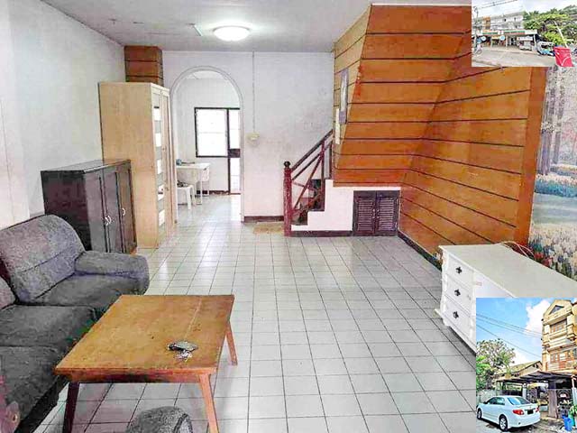 MRTน้อมเกล้า สวนสยาม ทาวน์โฮม 3 ชั้น 27ตรว.187ตรมติดถนนใหญ่ 4นอน 3น้ำ 1จอด