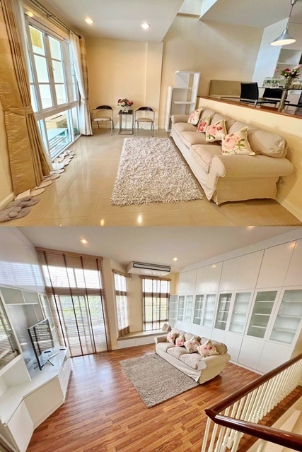 พลัส  เฟอร์ครบ BTSปุณณวิถี 1.5กม. ไม่เคยอยู่ ให้เช่าทาวน์เฮาส์ 3 ชั้น 35ตรว. 215ตรม.สุขุมวิท 101/1 3นอน 4น้ำ 2จอดรถ 6แอร์ พาร์ค