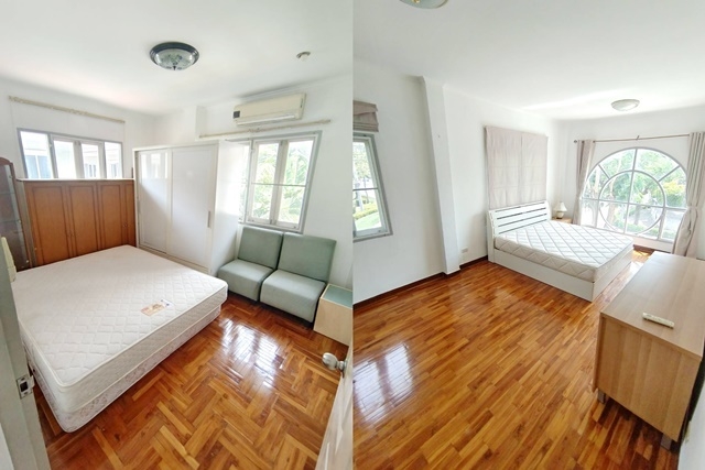 หลังหัวมุม เฟอร์ครบ 5นอน ปัญญาอินทรา พระยาสุเรนทร์ MRT บางชัน ให้เช่าบ้านเดี่ยวหรู 2 ชั้น  103ตรว. 283ตรม. 4น้ำ 3จอดรถ 4แอร์ รามอินทรา