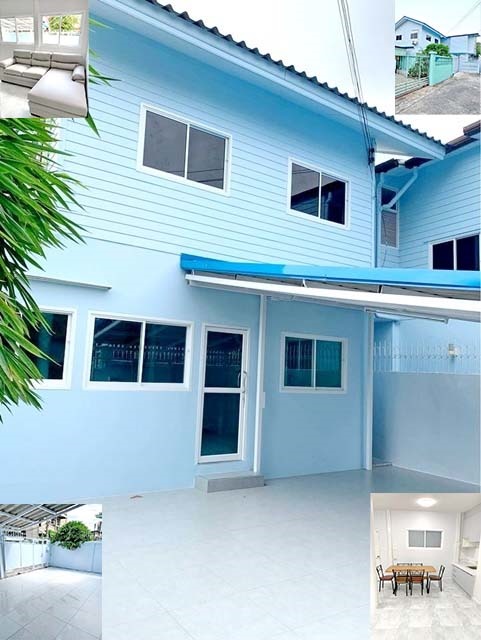 พร้อมอยู่  ตากสิน ไอคอนสยาม 3กม ให้เช่าบ้านเดี่ยว 2 ชั้น เงียบสงบ32ตรว. 124ตรม. 2นอน 3น้ำ 2จอดรถ 4แอร์ เดอะมอลล์ ท่าพระ