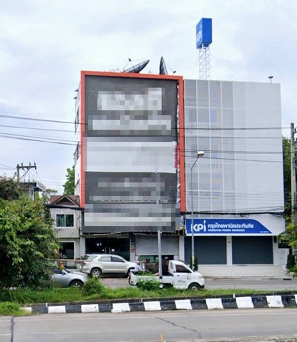 ขายอาคารพาณิชย์ใกล้ห้างเมญ่าเชียงใหม่ 4 ชั้นครึ่ง 2 คูหา  ติดถนนซุปเปอร์ไฮเวย์ ตรงข้ามโรงแรม Wintree