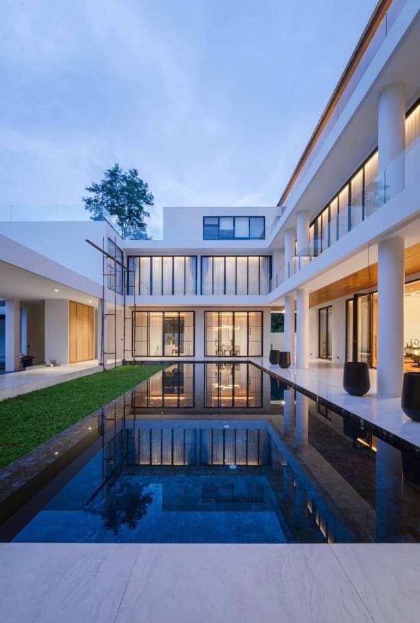 พูลวิลล่าสุดหรู ราชพฤกษ์ 88 ล้าน 391 ตรว. 5 นอน 8 น้ำ สไตล์โมเดิร์นลักชัวรี่ เฟอร์นิเจอร์ครบ ใกล้ชิดธรรมชาติ เดินทางสะดวก