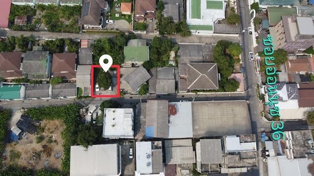 C4418 ขายที่ดินเนื้อที่ 57 ตรว. ซอยอ่อนนุช 36 แปลงสี่เหลี่ยมสวย เหมาะสร้างบ้าน ย่านอ่อนนุช