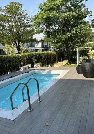 ขายบ้านเดี่ยว 2 ชั้น เศรษฐสิริ พัฒนาการ 87 พร้อมสระว่ายน้ำส่วนตัว แปลงมุม 81 ตรว.