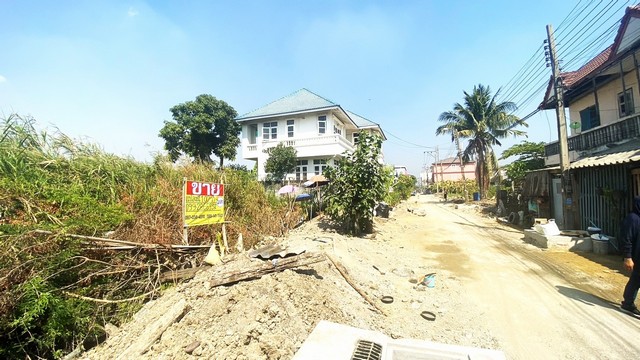 ขายที่ดินหลวงแพ่ง สวย 100 ตารางวา หลวงแพ่งซอย 10 จิตต์สนธ์   ติดการไฟฟ้าลาดกระบังแขวงทับยาว