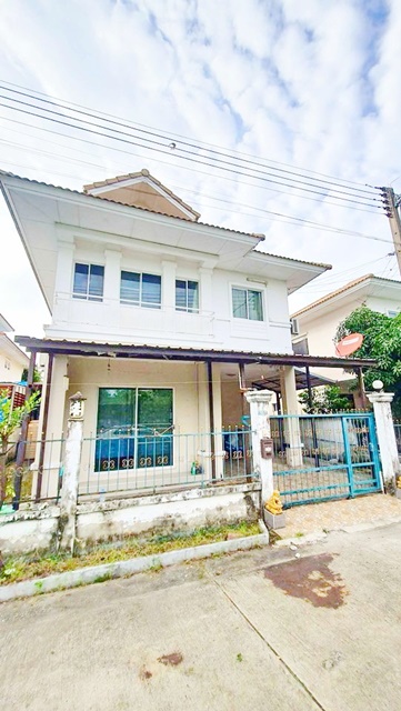 ไทวัสดุ บางบอน ให้เช่าบ้าน 2 ชั้น 39ตรว. 158ตรม. บุญถาวร พระราม2 ไม่วุ่นวาย 4นอน 2น้ำ 3จอดรถ 1แอร์ 