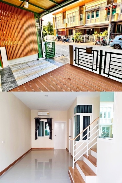 ให้เช่าทาวน์เฮาส์ 2 ชั้น 26ตรว. 152ตรม.เดอะ พาซิโอ มอลล์ APL ลาดกระบัง โกเด้นทาวน์ ทำเลดี ตรงข้ามมีบิ๊กซี 3นอน 2น้ำ 1จอดรถ 3แอร์