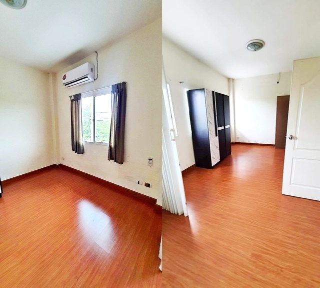 บางบอน ให้เช่าบ้าน 2 ชั้น 39ตรว. 158ตรม ไม่วุ่นวาย 4นอน 2น้ำ 3จอดรถ 1แอร์ บุญถาวร พระราม2ไทวัสดุ