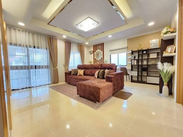 ขายบ้านเดี่ยวพร้อมอยู่  พิกัด พัทยา - ซอยบุญสัมพันธ์ บางละมุง  ชลบุรี