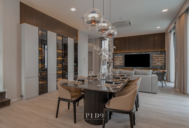 HR1482ให้เช่าบ้านเดี่ยว 3 ชั้น โครงการ VIVE กรุงเทพกรีฑา 2 พร้อมลิฟต์ส่วนตัว ตกแต่งสวยพร้อมอยู่