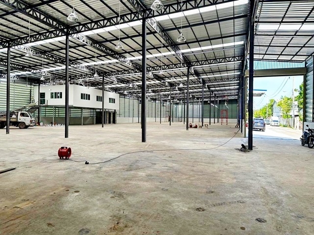 สุขาภิบาล5 สายไหม อเวนิว ให้เช่าโกดัง ออฟฟิศ 200ตรว. 680ตรม. ไฟฟ้า 3 เฟส 1นอน 3น้ำ จอดรถได้หลายคัน ตลาดวงศกร