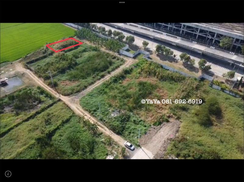 ขายที่ดินแปลงสวย 86 ตร.ว. ใกล้ MRTคลองบางไผ่ เพียง 1.3 กม. บางบัวทอง นนทบุรี ฟรีโอน!!!