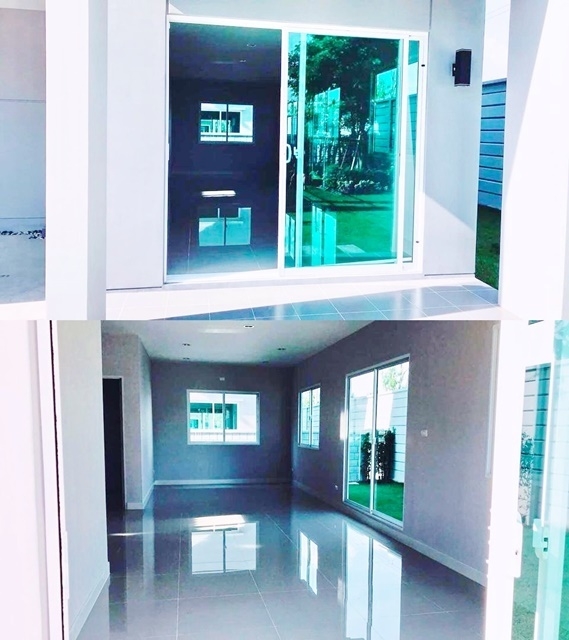 บ้านสวย หลังมุม 64ตรว. บิ๊กซี สุขสวัสดิ์ ให้เช่าบ้านเดี่ยว 2 ชั้น 155ตรม. 3นอน 3น้ำ 3จอดรถ 4แอร์ เซ็นทรัล พระราม 3 ติดถนนใหญ่ เดินทางสะดวก