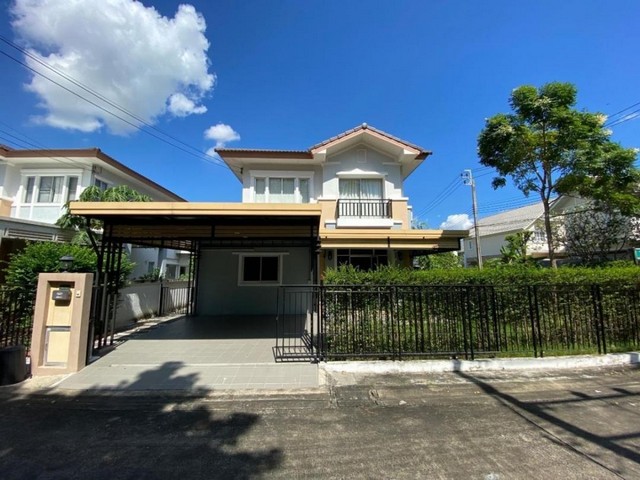 รหัสC6003 ให้เช่าบ้านเดี่ยว 2ชั้น หลังมุม โครงการธารารมณ์ เนเบอร์โฮม วัชรพล ซอยสุขาภิบาล5