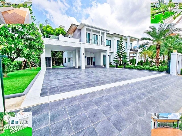 หลังมุม มีสวนรอบบ้าน สุขุมวิท77 ให้เช่าคฤหาสน์สวยหรูมาก 5นอน เฟอร์ครบ เพอร์เฟค 202ตรว. 592ตรม. ใหญ่มาก 5น้ำ 4จอดรถ 6แอร์ สนามบินสุวรรณภูมิ