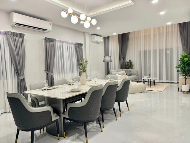 ให้เช่าบ้านเดี่ยว ติด ikea Bangna The City Bangna โครงการใหม่  4 ห้องนอน 5 ห้องน้ำ Double Volume นที่ใช้สอย 313 ตรม.​