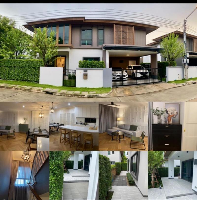 บ้านเดี่ยวแต่งสวยพร้อมอยู่ ในโครงการ หมู่บ้านบุราสิริ พัฒนาการ -พื้นที่ดิน 69.7 ตรว พื้นที่ใช้สอยในบ้าน 257 ตรม- ที่จอดรถ 2 คัน (มีต่อเติมหลังคาในส่วนของโรงจอดรถและข้างบ้านเพิ่มให้) มีโยงปลั๊กเพิ่มให้ที่โรงจอดรถ รองรับการชาร์ตรถไฟฟ้า- 4 ห้องนอน 4 ห้องน้ำ 1 ห้องทำงาน 1 ห้องครัว 1 ห้องแม่บ้าน (พร้อมห้องน้ำ) - ต่อเติมส่วนชานหน้าบ้านให้พื้นที่เหมาะแก่การใช้งานและนั่งเ