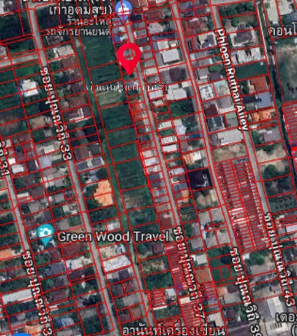 ขายที่ดิน‭ 98 ตารางวา  ซอยปุณณวิถี 37‬  สุขุมวิท101  พระโขนง   ZT348