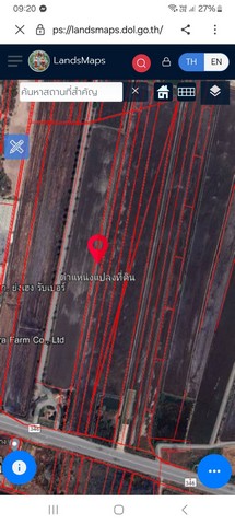 ขายที่ดิน ติดทางเข้าสนามกอล์ฟไดร์นาสตี้ อำเภอบางเลน จังหวัดนครปฐม จำนวน 40 ไร่เศษ