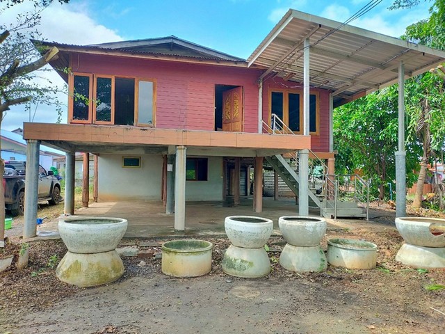 ขาย บ้านพักอาศัยครึ่งตึกครึ่งไม้ 2 ชั้น  ต.หนองบัวใหญ่ อ.จัตุรัส จ.ชัยภูมิ  PAP4-0389