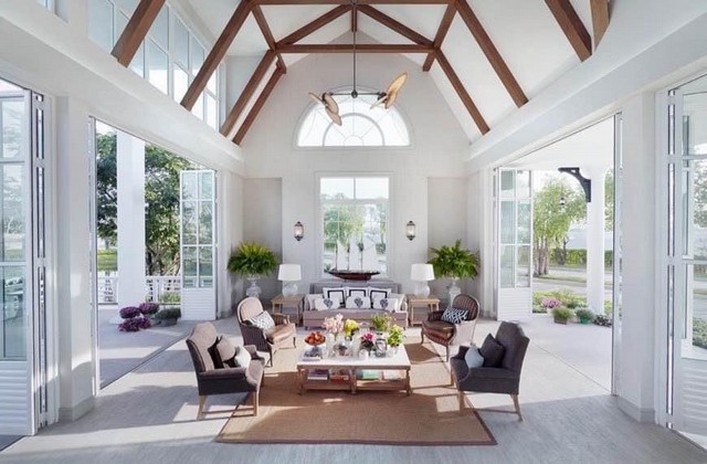 ให้เช่าบ้านเดี่ยว บุราสิริ(ปัญญา อินทรา) 3 ห้องนอน 3 ห้องน้ำ  บ้านเดี่ยวสไตล์ ENGLISH COUNTRY เครือ แสนสิริ