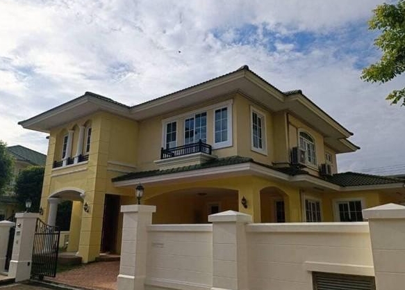 ขายบ้านเดี่ยว 2 ชั้น หมู่บ้านแกรนด์ โมนาโค บางนา-วงแหวน กม.8 เนื้อที่ 121 ตารางวา