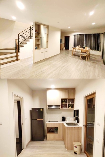 ให้เช่าบ้านหรู เฟอร์ครบทุกห้อง 2 ชั้น เซ็นทรัล ศาลายา ไร่ขิง 22ตรว. 145ตรม ทำเลดี น้ำไฟตามมิเตอร์ 3นอน 2น้ำ 2จอดรถ 2แอร์ ติดถนน