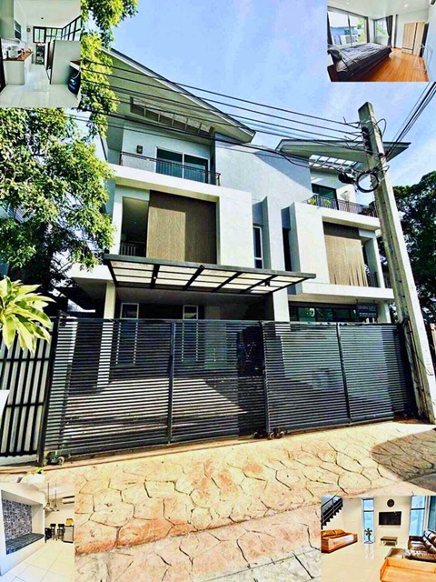 เฟอร์ครบ สนามบินดอนเมือง  ฟิวเจอร์ปาร์ค รังสิต ให้เช่าบ้านเดี่ยว 3 ชั้น 46ตรว. 244ตรม. 3-4นอน 4น้ำ 2จอดรถ 4แอร์  แกรนด์ เซียร์ รังสิต