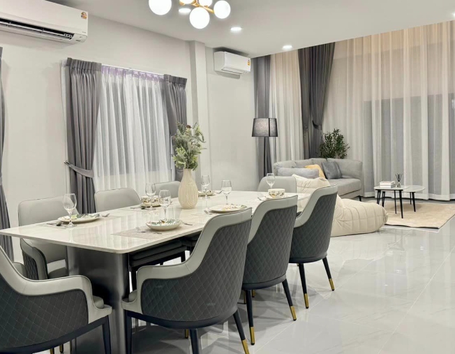 ให้เช่าและขาย บ้านเดี่ยว The City Bangna ติดเมกะบางนา เนื้อที่ 70 ตรว มี 4 นอน 5 น้ำ โครงการใหม่ พร้อมอยู่