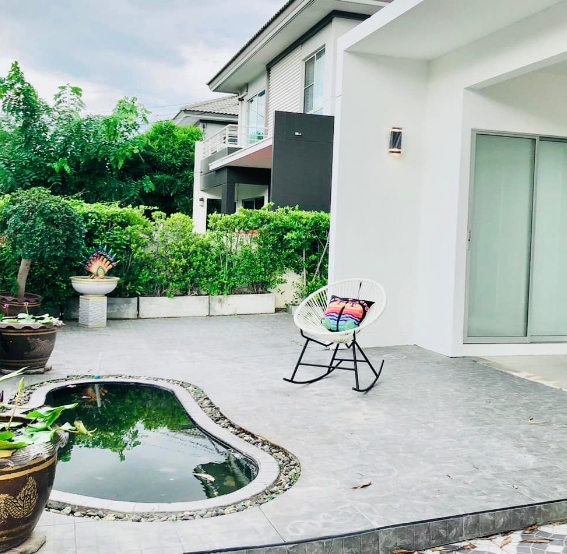 ให้เช่าบ้านเดี่ยว 2 ชั้น  สีวลี บางนา เนื้อที่ 65 ตรว มี 3 นอน 4 น้ำ