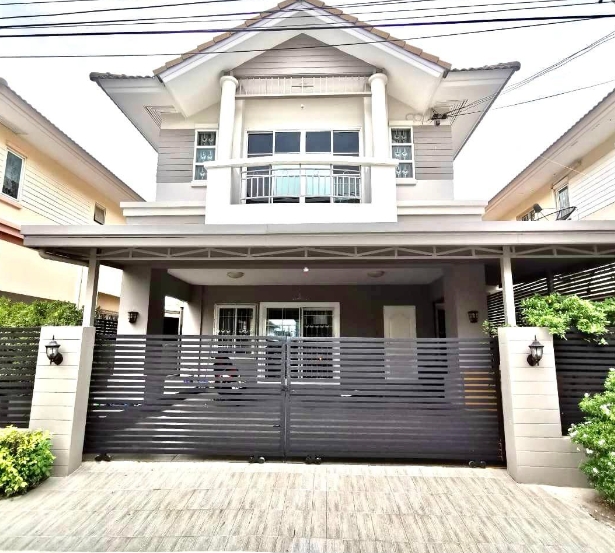 ขายบ้านเดี่ยว หมู่บ้านธีรินทร์เพชรเกษม48 บางแค เนื้อที่ 37.8 ตรว รีโนเวทใหม่พร้อมอยู่