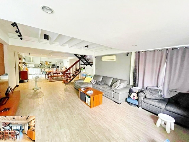 .รีโนเวทใหม่ 3นอน 3น้ำ MRTหัวหมาก เดอะไนน์ พระราม 9​  ให้เช่าบ้านหรูเดี่ยว 2 ชั้น หลังราม 55ตรว. 280ตรม 2จอดรถ 4แอร์ เข้าออกได้หลายทาง