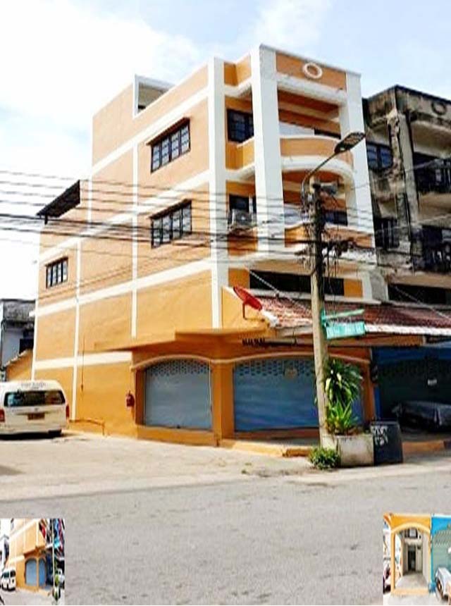 BTS แพรกษา แบล็ค มาร์เก็ต ให้เช่าอาคารพาณิชย์ 3.5 ชั้น 22ตรว. 190ตรม. ใหญ่มาก ถูกสุด 2นอน 1น้ำ 3จอดรถ 3แอร์ 