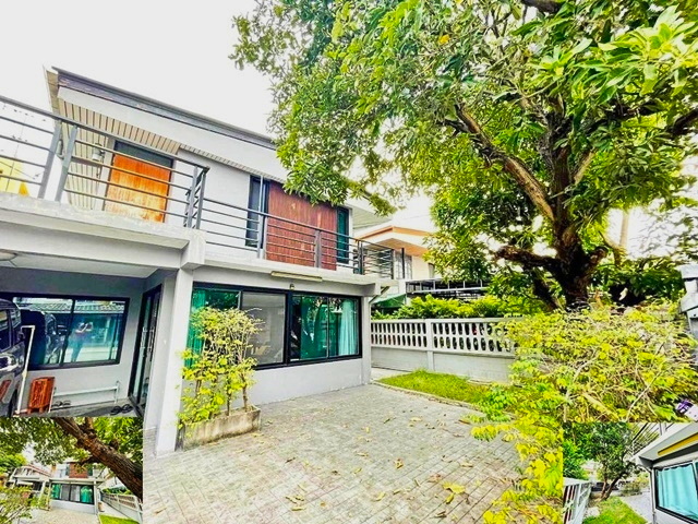 หลังราม เดอะไนน์ พระราม 9ให้เช่าบ้านหรูเดี่ยว 2 ชั้น ​ MRTหัวหมาก 56ตรว. 282ตรม. รีโนเวทใหม่ 3นอน 3น้ำ 2จอดรถ 4แอร์ เข้าออกได้หลายทาง