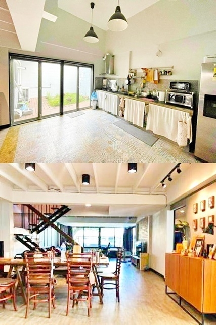 หลังราม เดอะไนน์ พระราม 9ให้เช่าบ้านหรูเดี่ยว 2 ชั้น ​ MRTหัวหมาก 56ตรว. 282ตรม. รีโนเวทใหม่ 3นอน 3น้ำ 2จอดรถ 4แอร์ เข้าออกได้หลายทาง