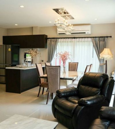 เศรษฐสิริ สันทราย โครงการหรู ติดถนนใหญ่ บ้านเดี่ยว 2 ชั้น สไตล์ Modern Lanna ความสง่างามท่ามกลางสวนสีเขียวและวิวดอยสุเทพ